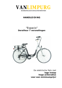 Handleiding Van Limpurg Espacio Nexus 3 Elektrische fiets