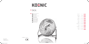 Manual Koenic KFF 400-M Ventilador