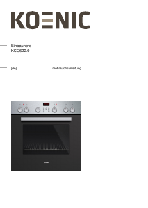 Bedienungsanleitung Koenic KSCR 352 Backofen