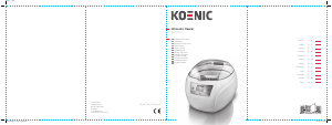 Manual de uso Koenic KUC 2221 Limpiador ultrasónico