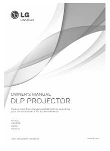 Manual LG HS200G Projector