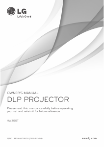 Manual LG HW300T Projector