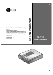 Handleiding LG RL-JT10 Beamer