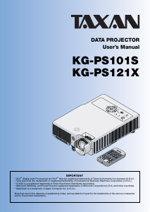 Bruksanvisning TAXAN KG-PS121X Projektor