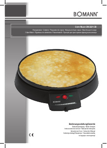 Manual Bomann CM 2221 CB Crepe Maker