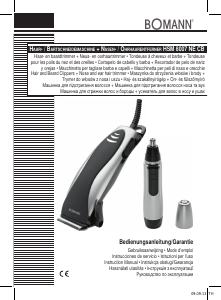 Manuale Bomann HSM 8007 NE CB Regolabarba