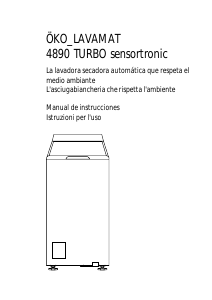 Manuale AEG ÖKO Lavamat 4890 Turbo Lavatrice