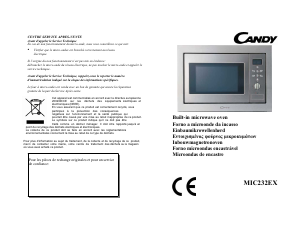Bruksanvisning Candy MIC 232 EX Mikrovågsugn