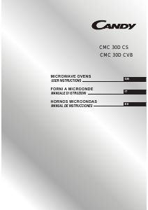 Bruksanvisning Candy CMC 30D CS Mikrovågsugn