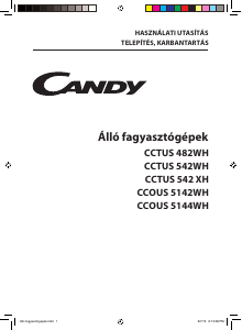 Használati útmutató Candy CCOUS 5142WH Fagyasztó