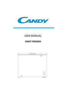 Manual Candy CMCH 154 Congelador