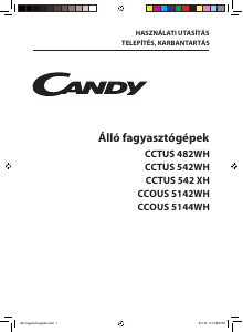 Használati útmutató Candy CCOUS 6172WH Fagyasztó