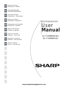 Manual Sharp SJ-T1498M0I Combina frigorifica