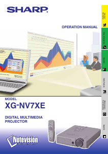 Manual Sharp XG-NV7XE Projector