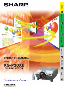 Bruksanvisning Sharp XG-P20XE Projektor
