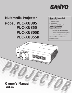 Bruksanvisning Sanyo PLC-XU305K Projektor