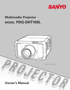Handleiding Sanyo PDG-DHT100L Beamer