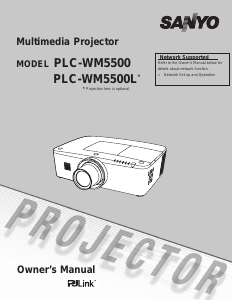 Manual Sanyo PLC-WM5500 Projector