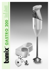 Manual bamix Gastro 200 Hand Blender