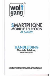 Handleiding Wolfgang AT-AS40W Mobiele telefoon