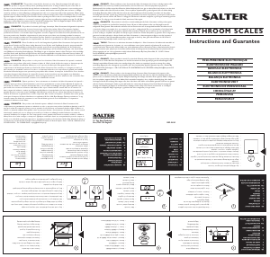 Manuale Salter 920 SV3R Bilancia