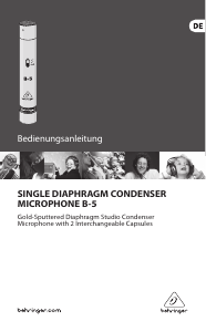 Bedienungsanleitung Behringer B-5 Mikrofon