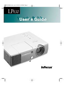 Bruksanvisning InFocus LP630 Projektor