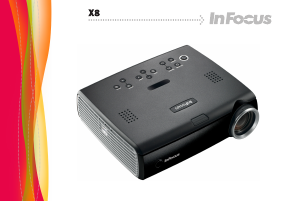 Bruksanvisning InFocus X8 Projektor