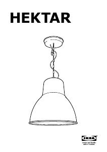 Руководство IKEA HEKTAR (ceiling) Светильник