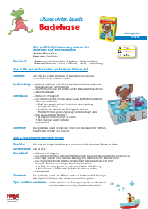 Bedienungsanleitung Haba 301601 Bubble Bath Bunny Gesellschaftsspiele