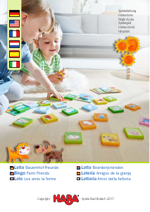 Manual de uso Haba 303414 Bingo Farm Friends Juego de mesa