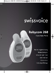 Mode d’emploi Swissvoice Babycom 268 Ecoute-bébé