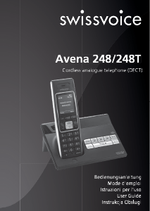 Manuale Swissvoice Avena 248 Telefono senza fili