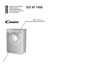 Εγχειρίδιο Candy GO W1458/1-37S Πλυντήριο-Στεγνωτήριο