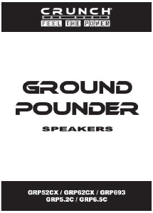 Manual Crunch GRP5.2C Car Speaker