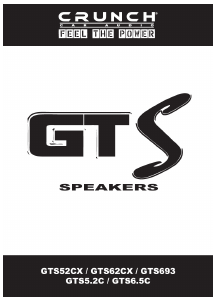 Manual Crunch GTS52CX Car Speaker