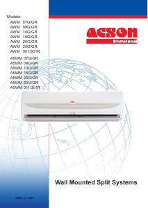 Manual Acson A5WM 20 GR Air Conditioner