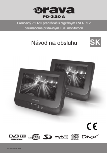 Návod Orava PD-320A DVD prehrávač