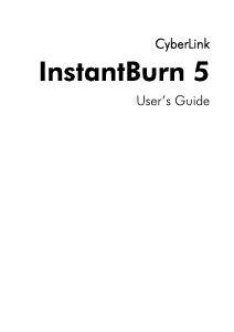 Handleiding CyberLink InstantBurn 5