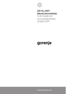Bruksanvisning Gorenje ITE843BSC Kokeplate