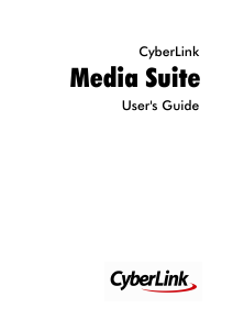 Manual CyberLink Media Suite 10