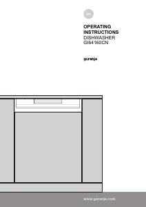 Handleiding Gorenje GI64160CN Vaatwasser