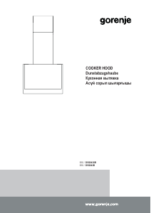 Manual Gorenje DVG643XB Exaustor