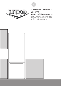 Käyttöohje UPO RF1601 Jääkaappipakastin