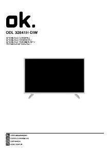 Handleiding OK ODL 32641H-DIB LED televisie