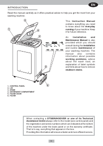 Handleiding Otsein-Hoover LTOH 43C Wasmachine