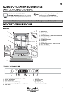 Mode d’emploi Hotpoint-Ariston HIO 3C24 F Lave-vaisselle