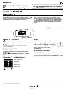 Bedienungsanleitung Hotpoint-Ariston BCB 7525 AA S Kühl-gefrierkombination