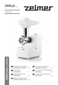 Instrukcja Zelmer ZMM3854W Maszynka do mielenia