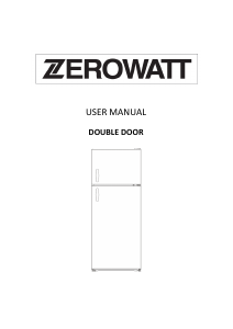 Käyttöohje Zerowatt ZMDS 5122W Jääkaappipakastin